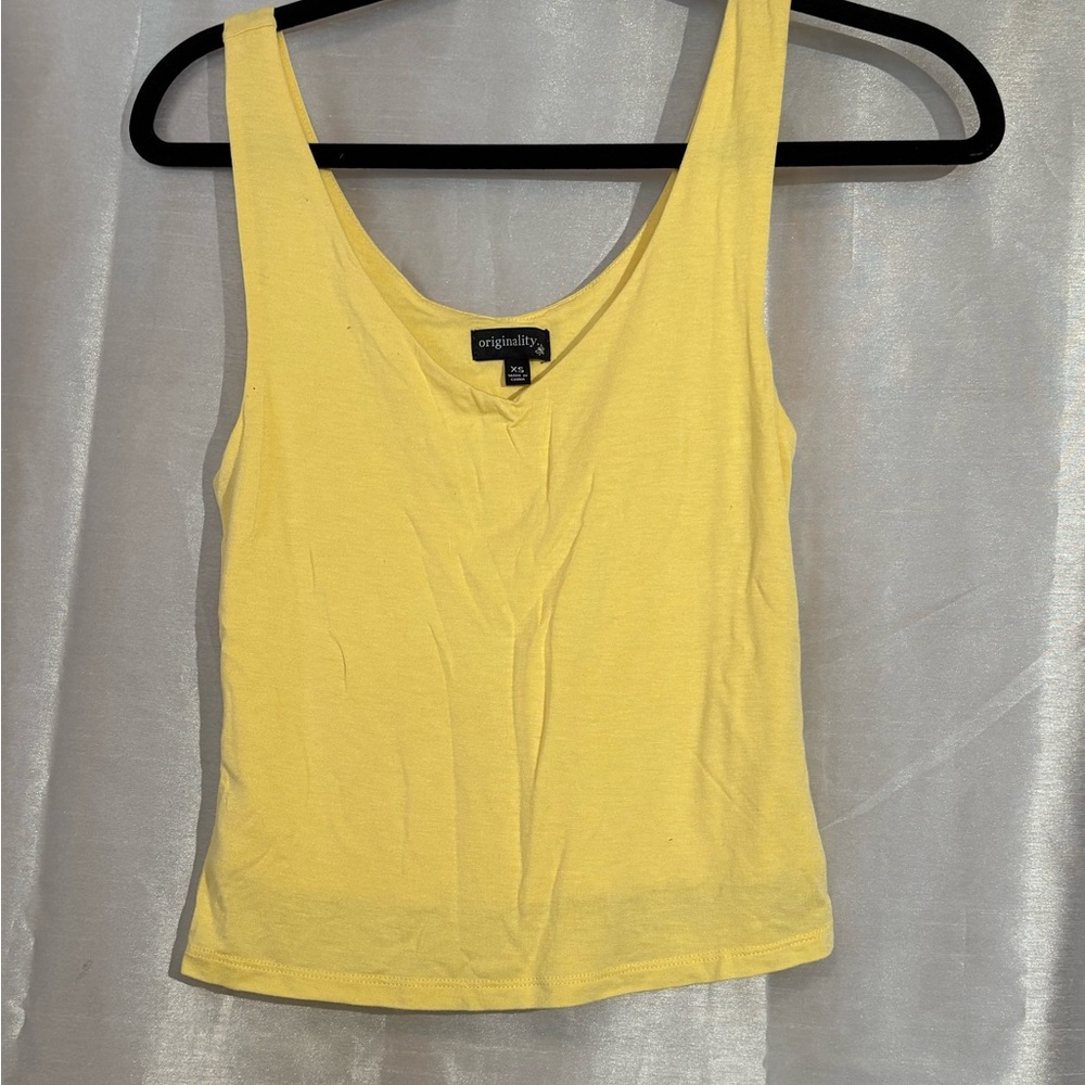 Yellow Women’s Tank Top size XS by Originality